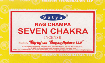 Seven Chakra Satya Incense Stick 15 Gm