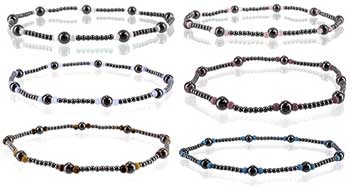 Magnetic Hematite Anklet