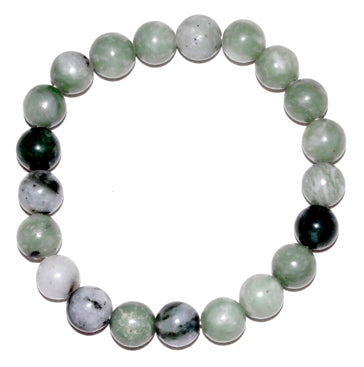 8mm Green Jade Bracelet