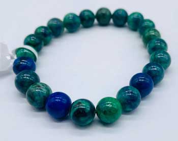 8mm Chrysocolla (dyed) Bracelet