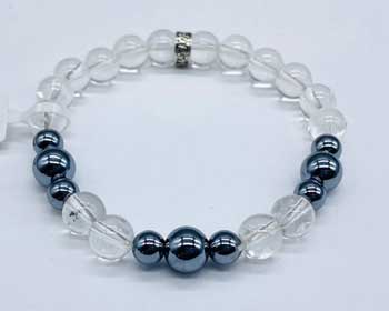 8mm Quartz, Terahertz Bracelet