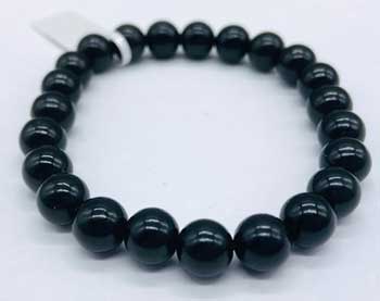 8mm Jet Bracelet