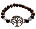 8mm Tiger Eye- Quartz With Tree Of Life