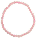 4mm Rose Quartzstretch Bracelet