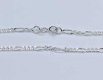 20" Sterling Figaro Chain