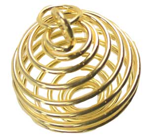 (set Of 24) 1" Gold Plated Coil