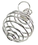 (set Of 24) 3-4" Silver Plated Coil