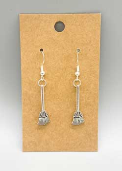 Witches Broom Earrings