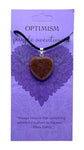 Optimism Purple Aventurine Heart