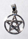 1-2" Pentagram Sterling