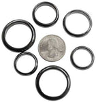 6mm Rounded Magnetic Hematite Rings (50-bag)