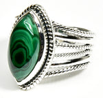 Size 11 Malachite Ring