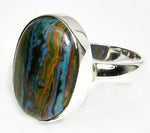 Size 8 Rainbow Calsilca Ring