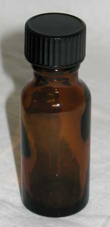 Amber Glass Bottle 1-2 Oz