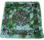 18"x18" Green Man Altar Cloth