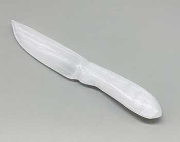 7 1-2" Selenite Athame