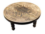 11 3/4" Dia Pagan Calendar Altar Table