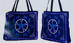 15.5" X 17.5" Pentagram Tote  Bag