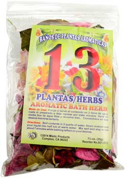 1 1-4oz 13 Herbs Aromatic Bath Herb