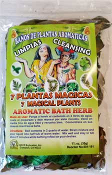 1 1-4oz 7 Magical Plants Aromatic Bath Herb