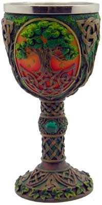 Tree Of Life Chalice 7 1-4"