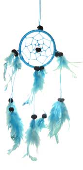 2 1-2" Turquoise Dream Catcher