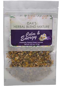 15gms Calm & Energy Smoking Herb Blends