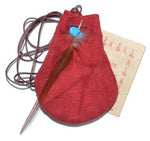 3" Medicine Dream Bag Red