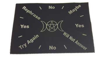 8"x12" Triple Moon Pentagram Pendulum Map