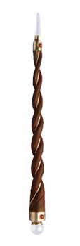 Twisted Rosewood Healing Wand 8"