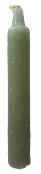 9/16" Green chime candle 20pk