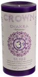 Crown Chakra pillar candle 3" x 6"