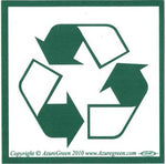 Recycle Symbol bumper sticker