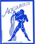 Aquarius bumper sticker