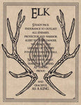 Elk Prayer poster