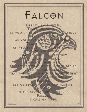 Falcon Prayer poster