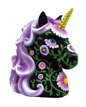 Purple & Black Unicorn bank