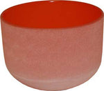 8" Orange Crystal Singing Bowl