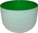 8" Green Crystal Singing Bowl