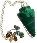 Malachite pendulum