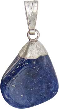 Sodalite tumbled pendant