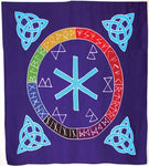 Rune Mother altar cloth or scarve 36" x 36"