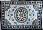 Flower Pentagram Tapestry 72" x 108"