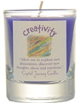 Creativity soy votive candle